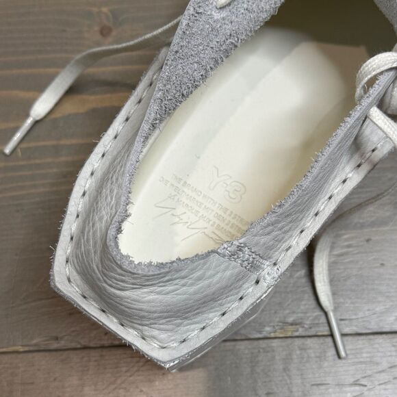 Y-3 Kyasu Low Cream White Suede Leather Platform Sneakers Women's 6, EU 37 1/3 - Picture 8 of 8